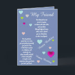 FRIEND BIRTHDAY CARD<br><div class="desc">for letting your friend know how much you think of them and how they are in your thoughts on their birthday</div>