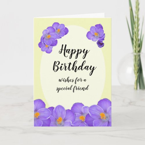 Friend Birthday Card