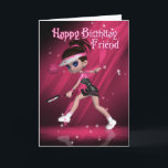 Friend Birthday Card - Tennis<br><div class="desc">Friend Birthday Card - Tennis</div>
