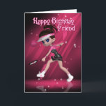 Friend Birthday Card - Tennis<br><div class="desc">Friend Birthday Card - Tennis</div>