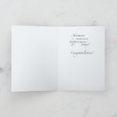 Friend Bridal Shower Congratulations Light Blue Sw Card (Inside)