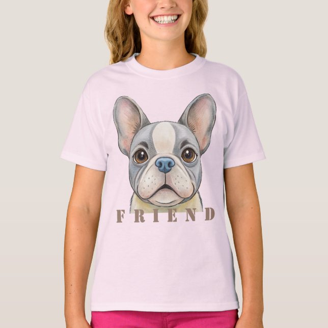Friend Bulldog T-Shirt (Front)