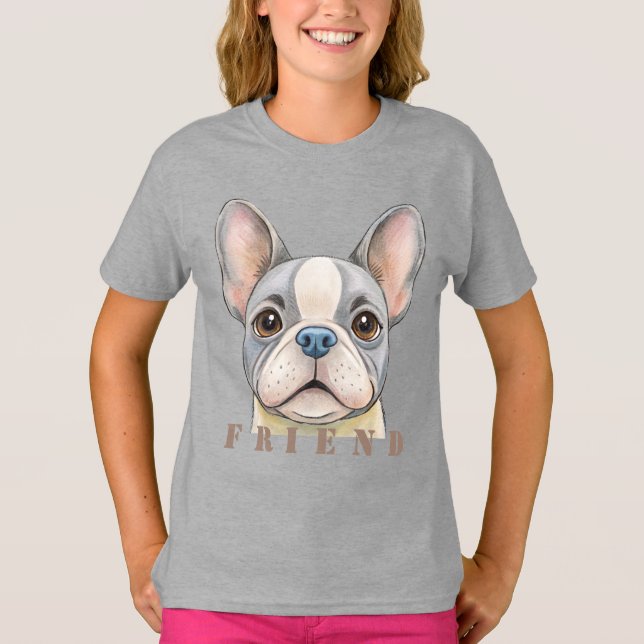 Friend Bulldog T-Shirt (Front)