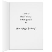 Friend can't Hide It's your Birthday Cute Kitten (Inside (Right))