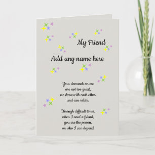 FRIEND CARD