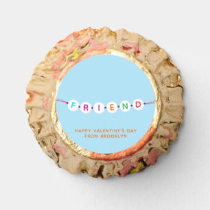 Friend cute friendship bracelet blue Valentine's Reese's Peanut Butter Cups