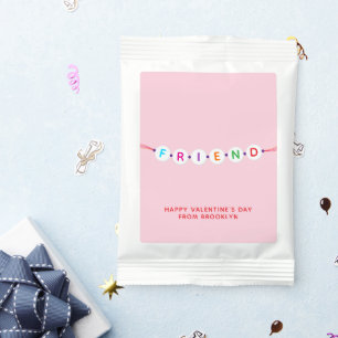 Friend cute friendship bracelet pink Valentine's Lemonade Drink Mix