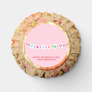 Friend cute friendship bracelet pink Valentine's Reese's Peanut Butter Cups