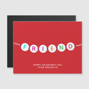 Friend cute friendship bracelet red Valentines Day