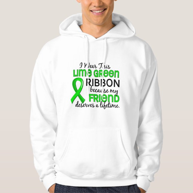 Friend Deserves Lifetime Lymphoma Hoodie (Front)