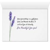 Friend Encouragement, We Will be Friends Forever (Inside Horizontal (Bottom))