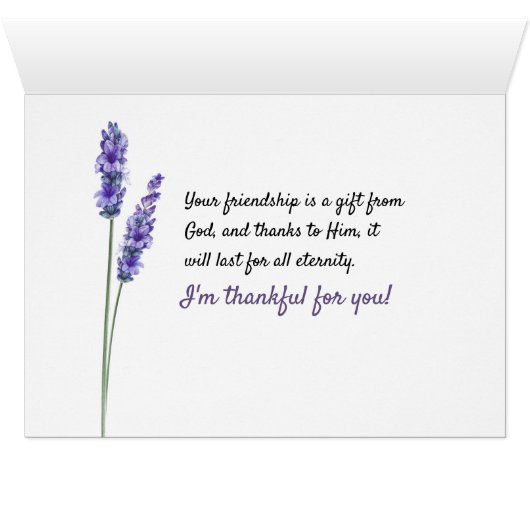 Friend Encouragement, We Will be Friends Forever (Inside Horizontal (Bottom))