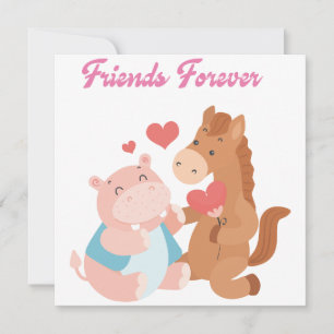 friend forever valentine's days invitation