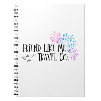 Friend Like Me Travel Co. Spiral Notebook
