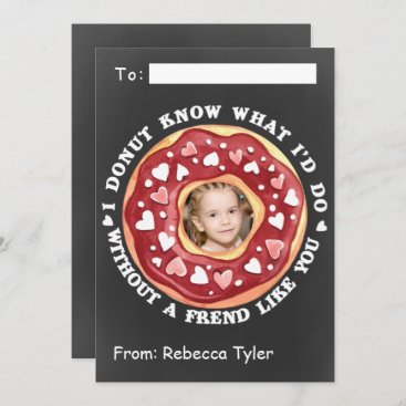 Friend Like You Donut Classroom Valentines Day  Holiday Card