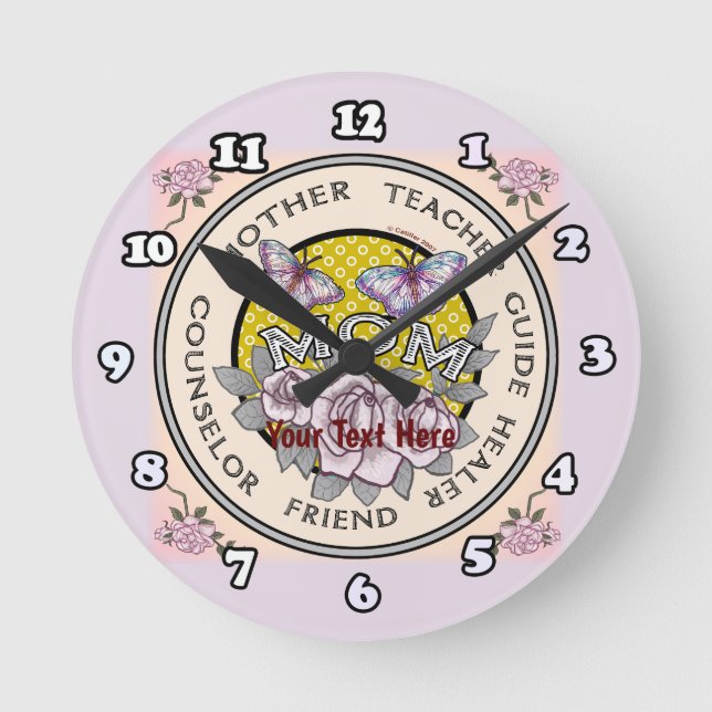 Friend Mom  clock (Front)