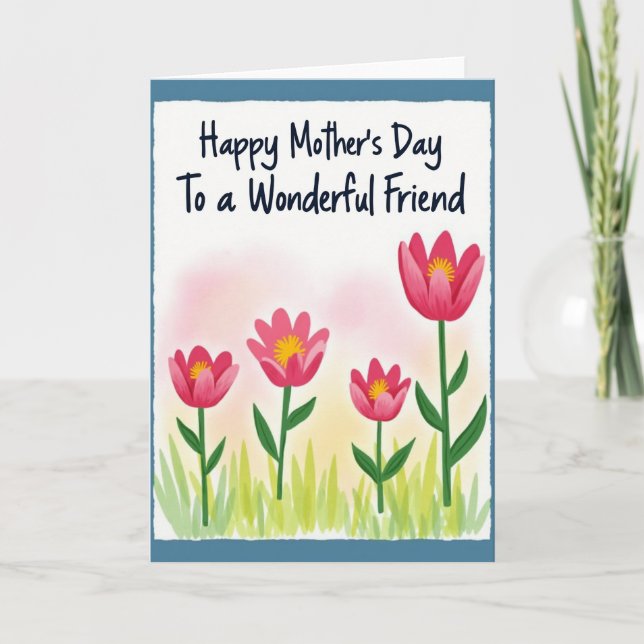 Friend Mothers Day Art Card (Front)