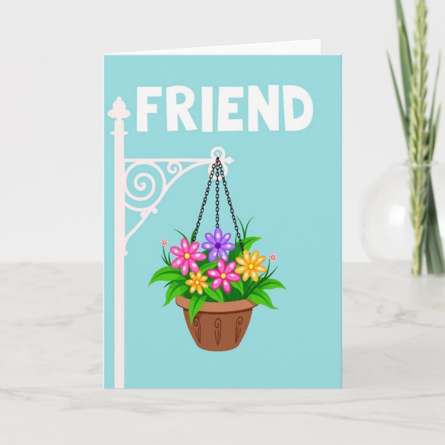 Friend Mothers Day Blooms Card (Front)