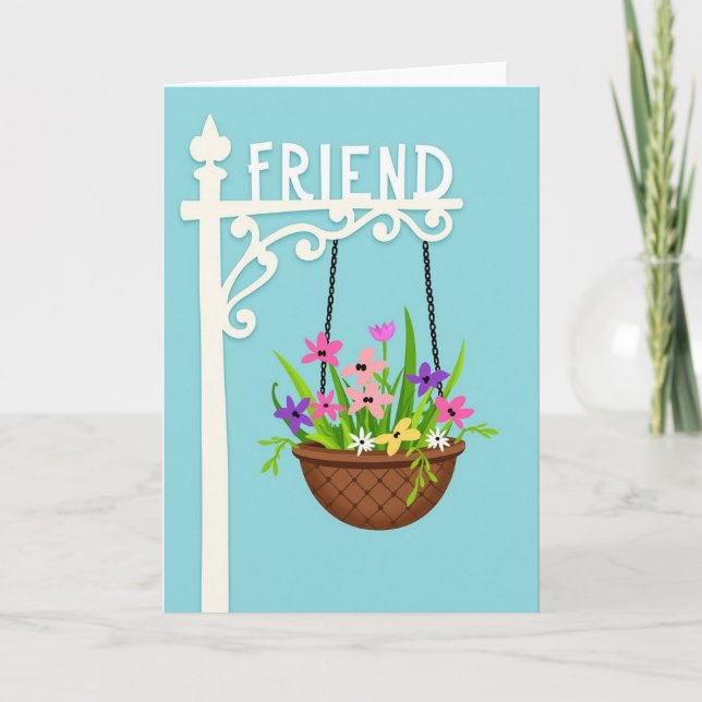 Friend Mothers Day Bouquet Card (Front)