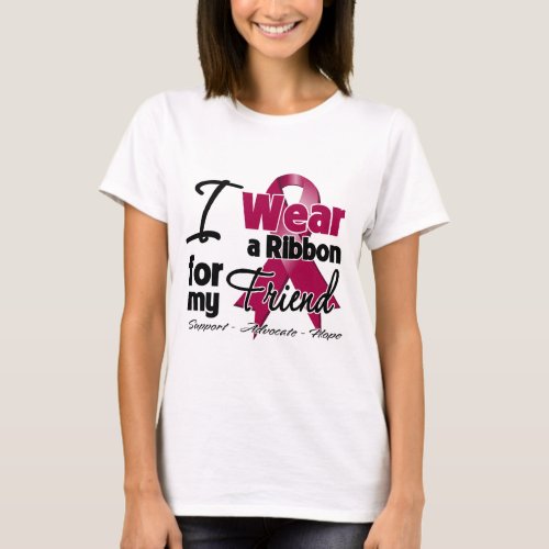 Friend _ Multiple Myeloma Ribbon T_Shirt