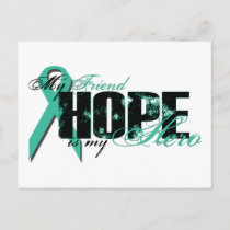 Friend My Hero - Ovarian Hope Postcard