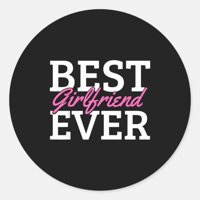 Friend Of All Time  Classic Round Sticker (Front)