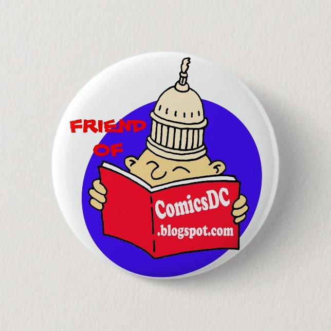 FRIEND OF ComicsDC badge Button (Front)
