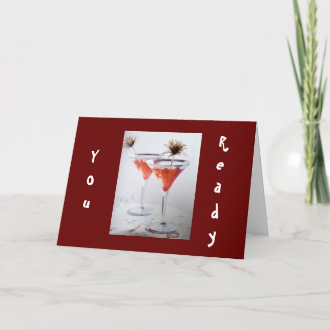 FRIEND OR FAMILY-I AM READY TO CELEBRATE YOUR DAY CARD (Front)