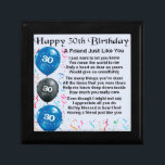 Friend Poem - 30th Birthday Keepsake Box<br><div class="desc">A great gift for a friend on their 30th Birthday</div>