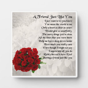 dear best friend poems