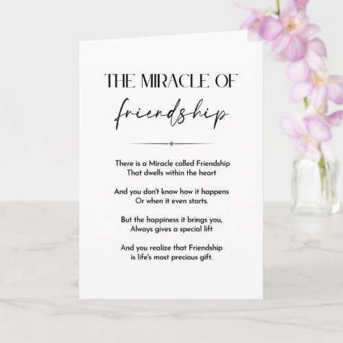 Friend quote friendship poem inspirational card