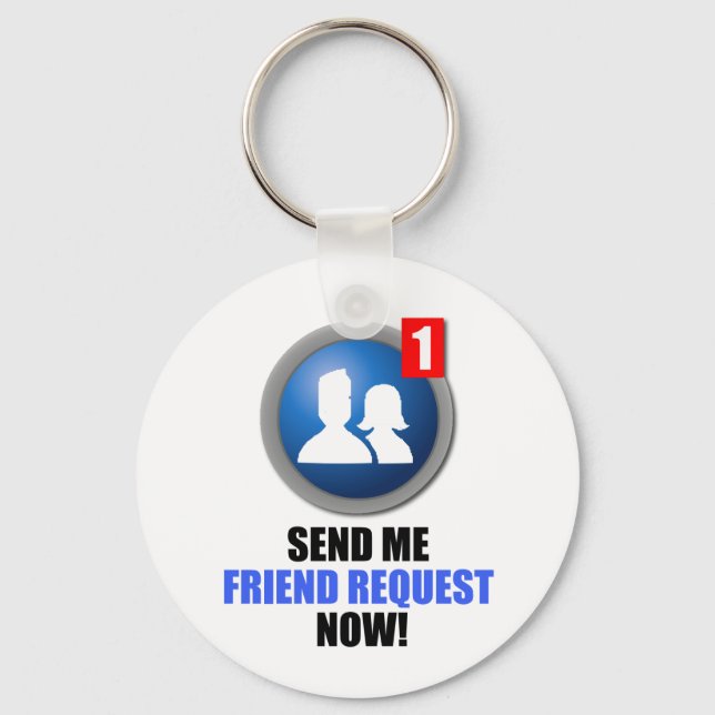 Friend Request Keychain (Front)