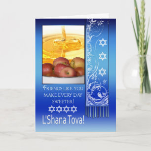 Friend, Rosh Hashanah Jewish New Year - L'Shana To Holiday Card