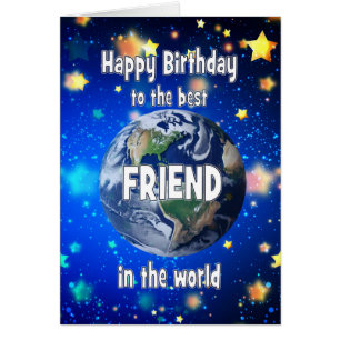 Friend Son In The World Birthday Cards