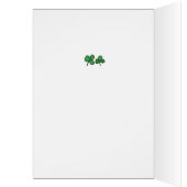 Friend St. Patrick's Day Hat with Flowers Cards (Inside (Left))