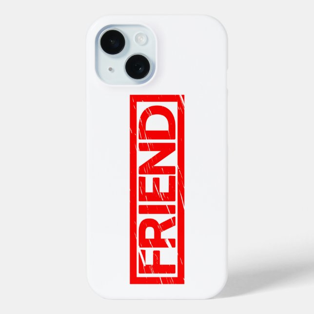 Friend Stamp Case-Mate iPhone Case (Back)