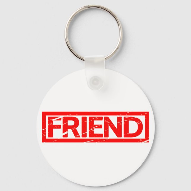 Friend Stamp Keychain (Front)