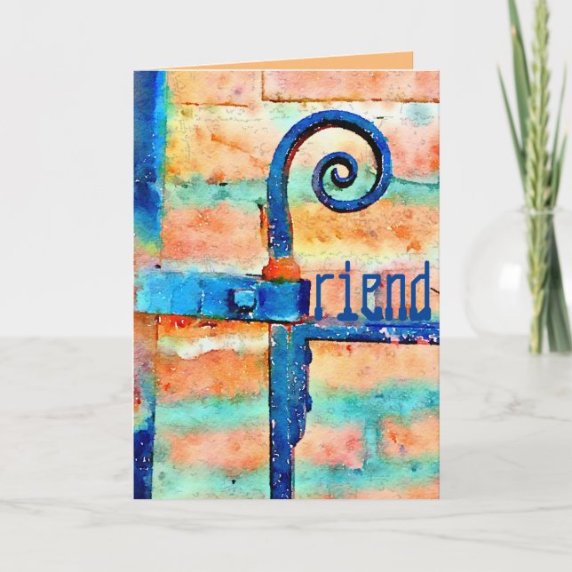 Friend Support Card (Front)