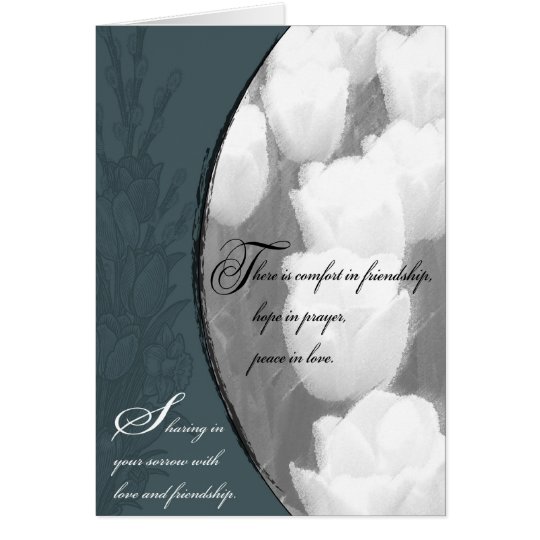 Friend Sympathy Card | Zazzle.com