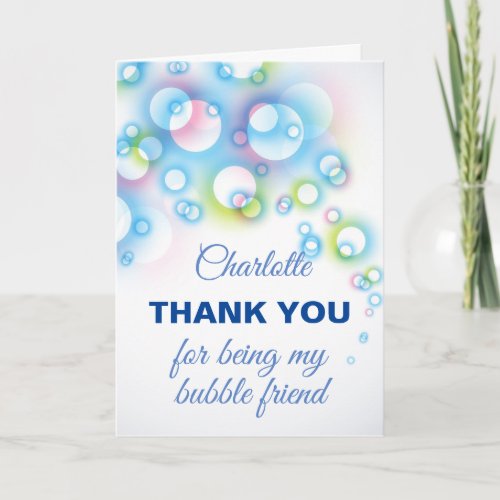 Friend Thank You Greeting Card