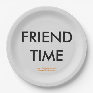 Friend Time Paper Plates
