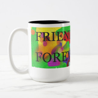 FRIEND Two-Tone Mug, 15 oz Two-Tone Coffee Mug