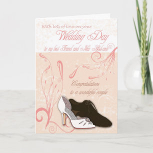 Friend Wedding Day Card with love