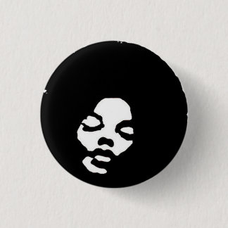 Friend with Fro Pinback Button