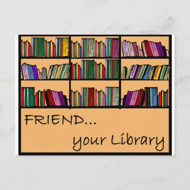Friend your library postcard (Front)