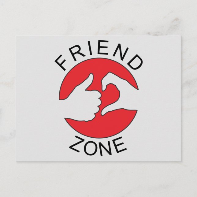 Friend Zone Postcard (Front)