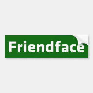 Friendface Bumper Sticker