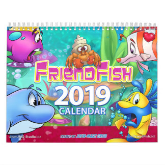 FriendFish 2019 calendar