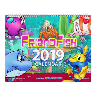 FriendFish 2019 calendar