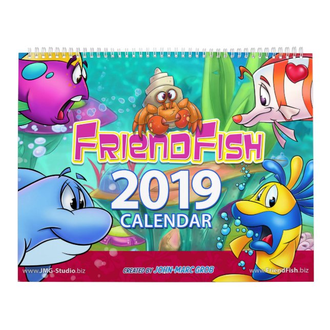 FriendFish 2019 calendar (Cover)